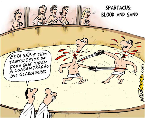 Cartuns de Séries. Spartacus