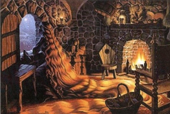 Rapunzel Story Book