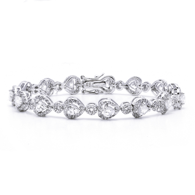 silver bracelets women. Sterling silver bracelets are