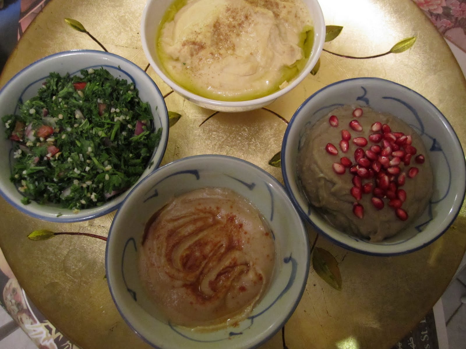 The Egyptian Kitchen Mezze (salads/appetizers)
