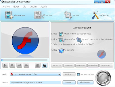Bigasoft FLV Converter v2.4.4.3911 Multilinguaje