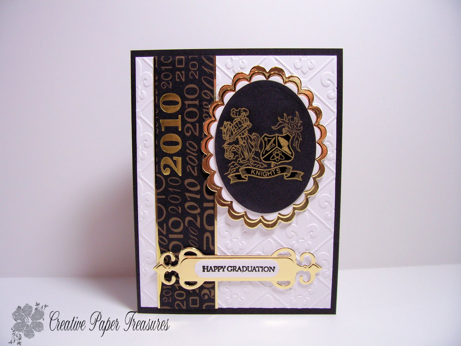 Creative Paper Treasures Graduation Invitation Recycled