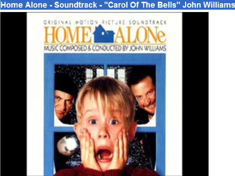 Keep a Song in Your Heart Carol of the Bells Home Alone Soundtrack