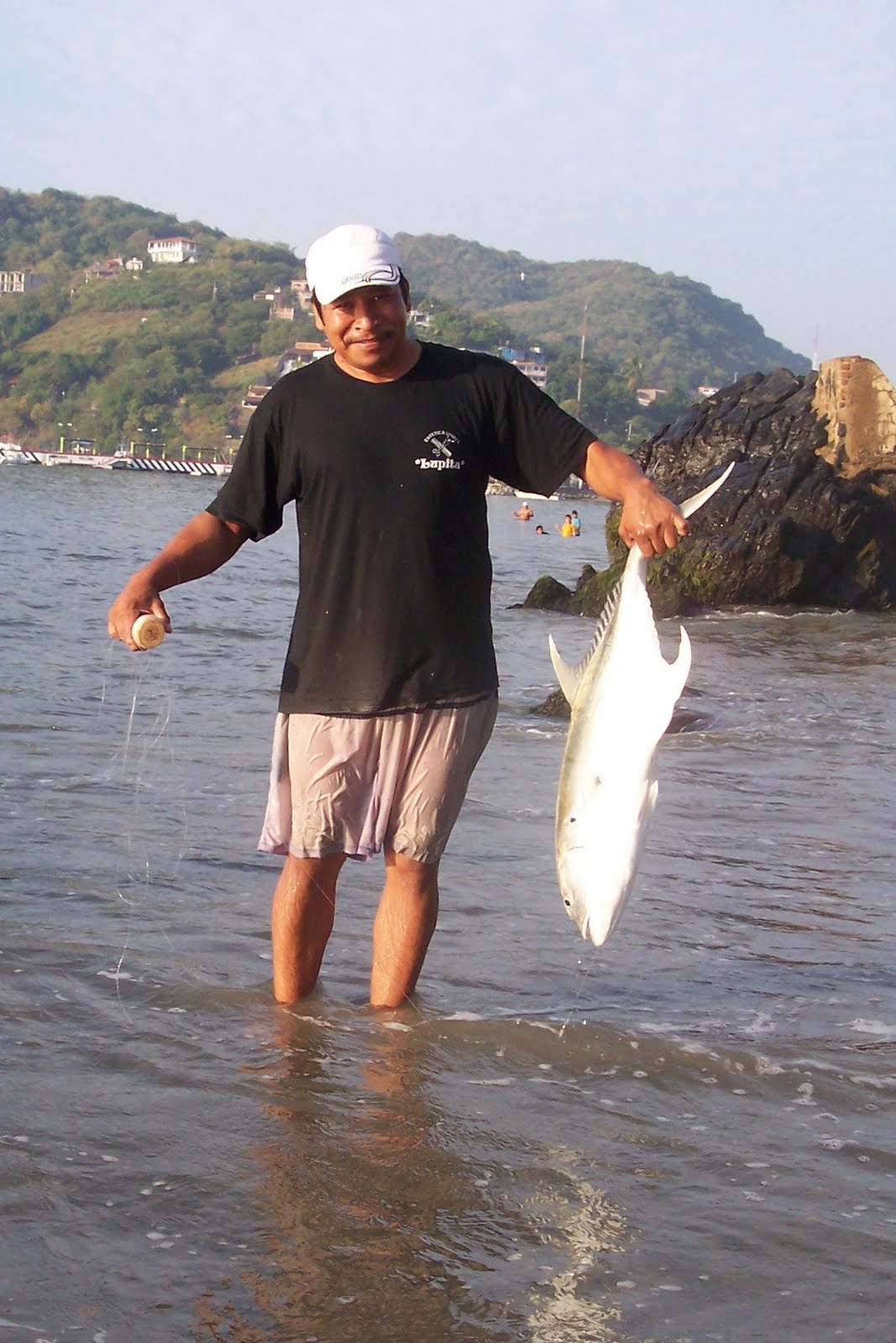 Zihuatanejo Bay, Mexico Flyfishing Now That's a Big Fish!