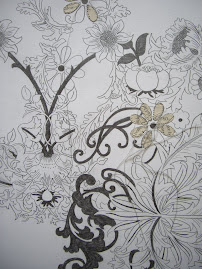 Wallpaper designs by Georgina Fleur Shanley: Ormesby Hall wallpaper and
