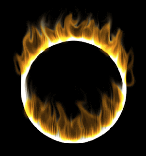 she set his ring on fire?