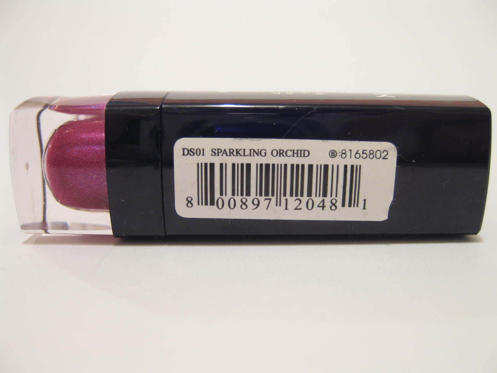 Kalifornia Love Purple Kisses NYX Diamond Sparkle Lipstick in