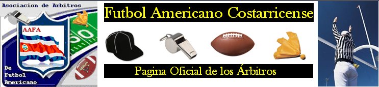 Futbol Americano Costarricense "Pagina Oficial de los Arbitros"