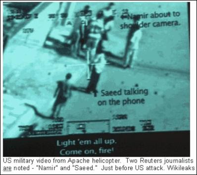wikileaks collateral Update: Wikileaks confirms it has video of US massacre in Afghanistan