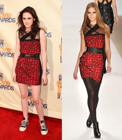 Kristen Stewart in Yigal Azrouël Fall 2009 Kristen Stewart in Yigal Azrouël Fall 2009