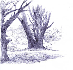ballpoint trees by fossfor