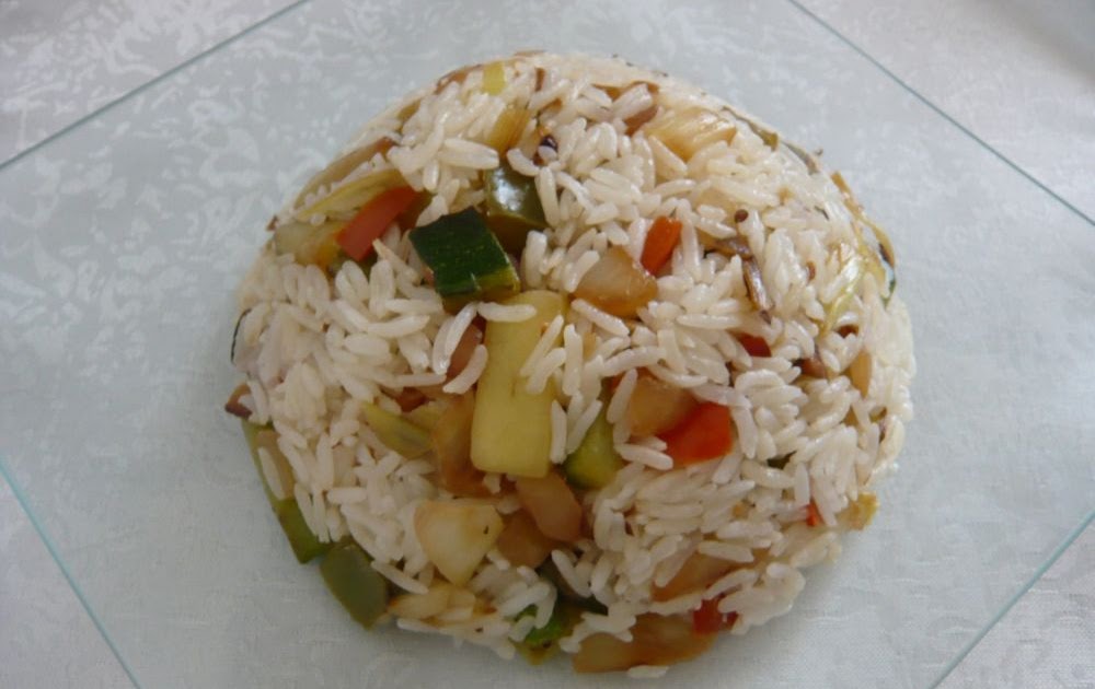La Cocina Sana de Mery ARROZ BASMATI CON VERDURAS VARIADAS (WOK Y