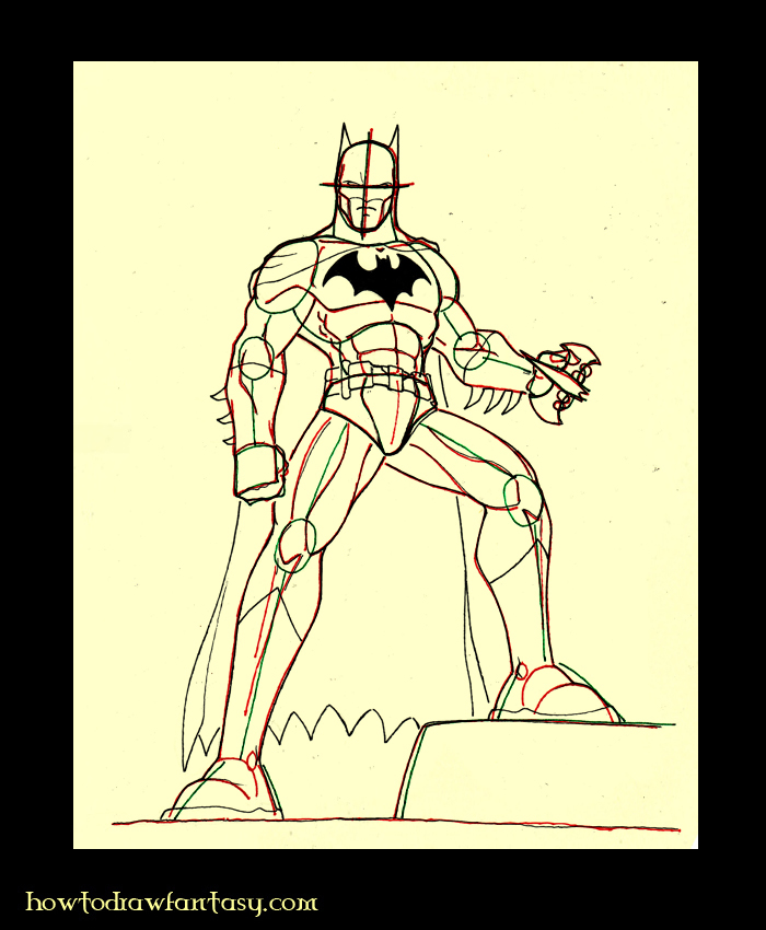 comment dessiner batman
