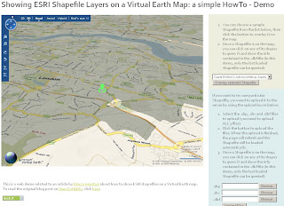 Virtual Earth Overlay Shapefiles - 3D Mode Virtual Earth Overlay Shapefiles - 3D Mode