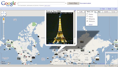 Google Maps Web Cam Layer