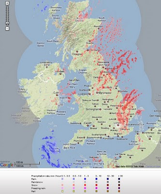 Live Snow Radar - UK Map Live Snow Radar - UK Map