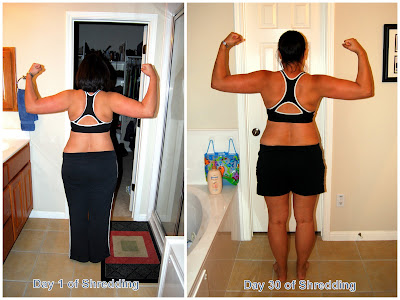 jillian michaels 30 day shred results pictures. after, Jillian