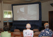 Large Screen: Video Presentations
