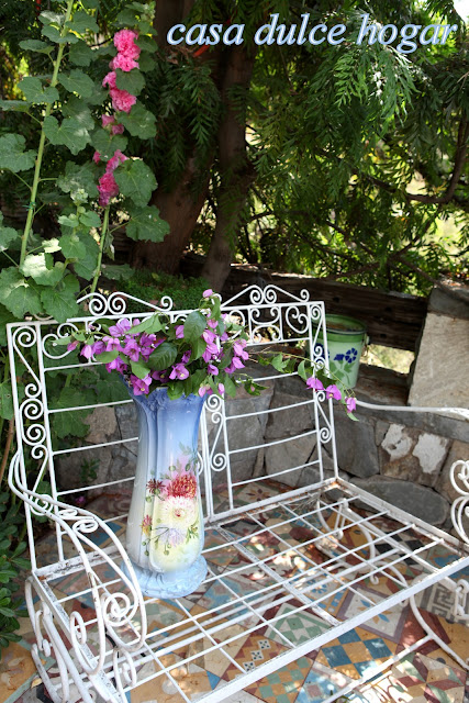 casa dulce hogar: Flores de mi jardín y un regalo