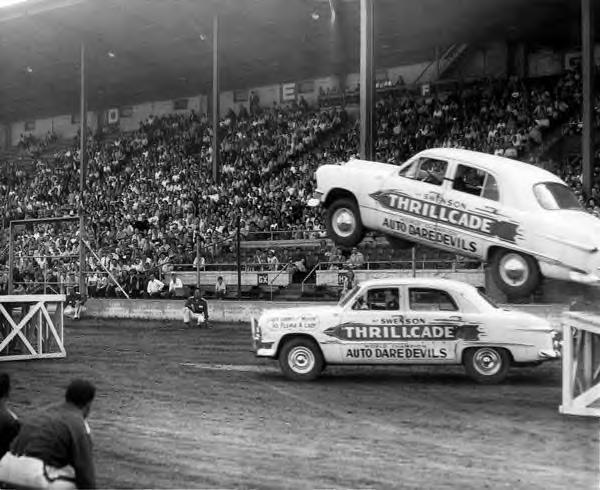 Car Jumping. 1950s