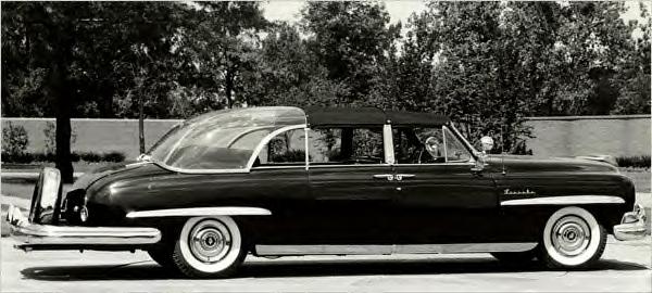 Ike's official Presidential Limo--a 1950 'bubble top' Lincoln Cosmopolitan