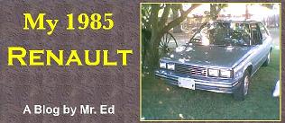 Click picture for my 1985 Renault blog