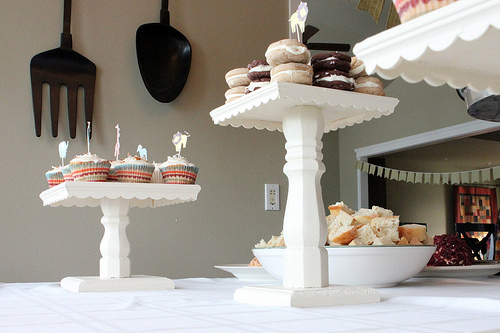 Here are a few ideas to inspire you I love DIY cake stands