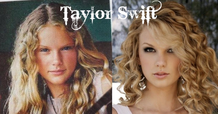 Pics Of Taylor Swift When She Was Little. A little make-up and help from