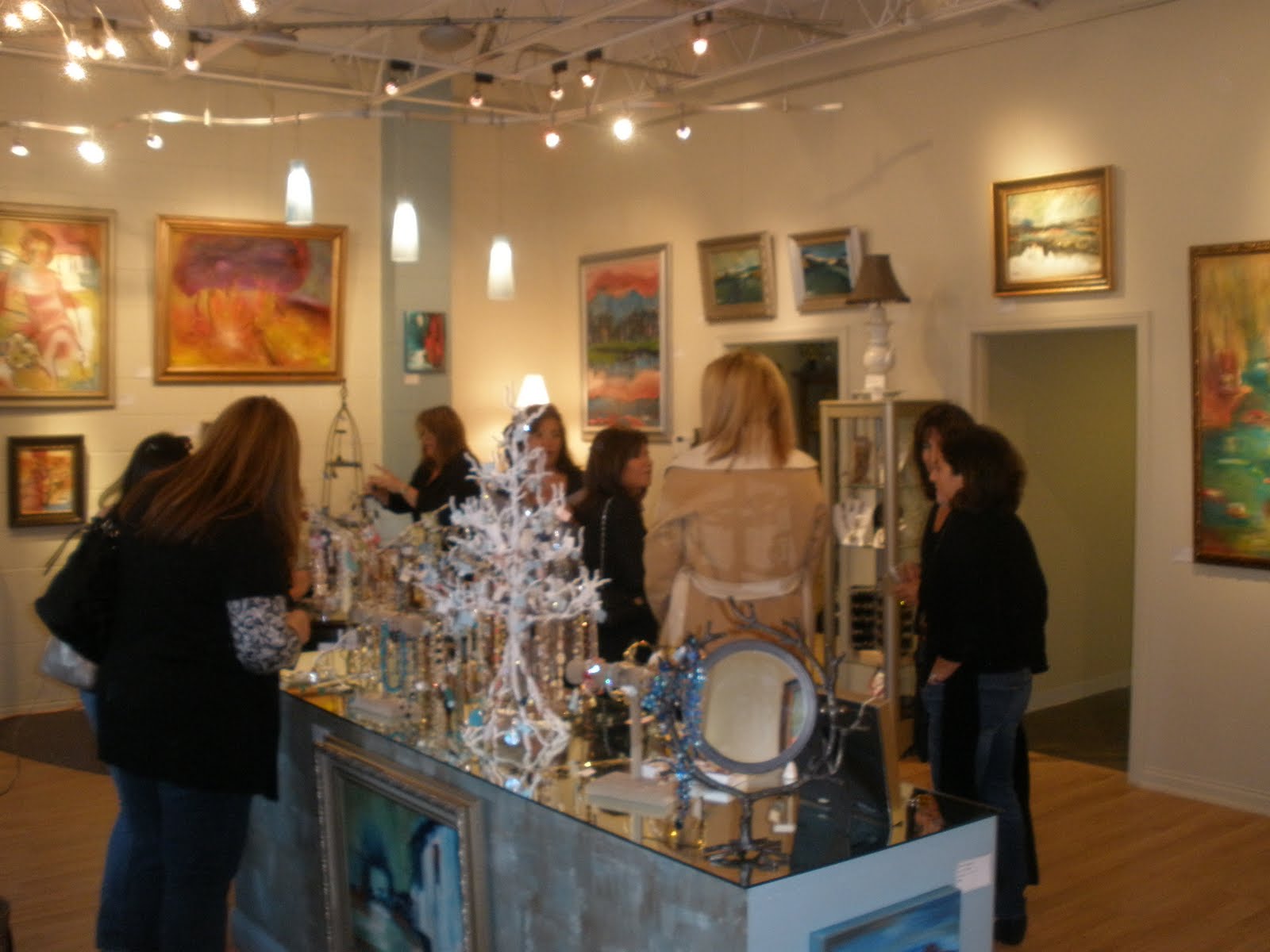 The gallery itself is full of