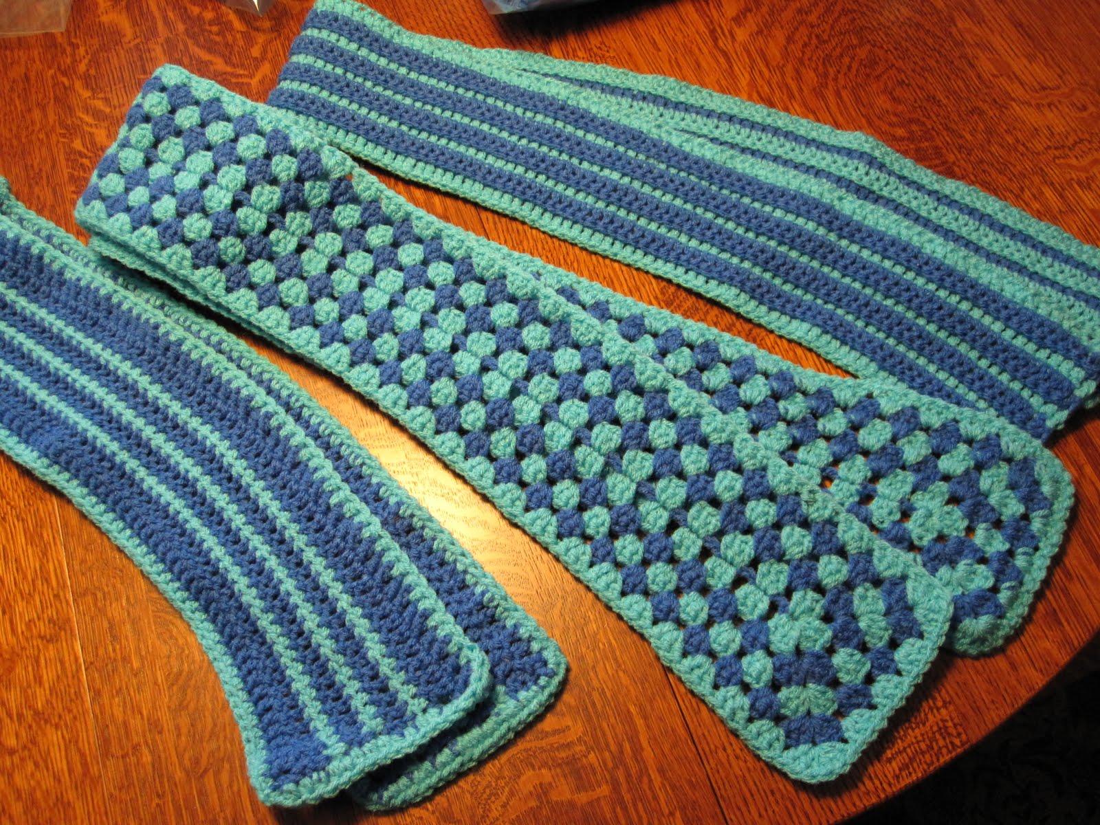 Three Rivers Crochet Special Olympic Scarves