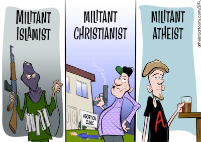 Militant Atheist Cartoon