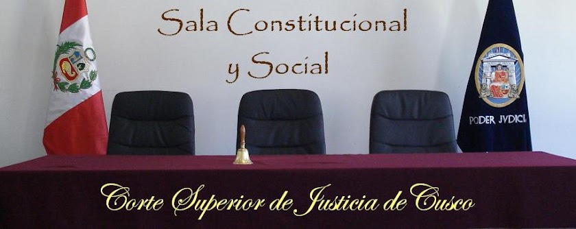 Sala Constitucional y Social de Cusco