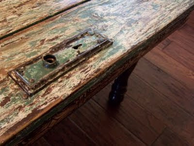 Antique Table on Bohemian Vintage  September 2009