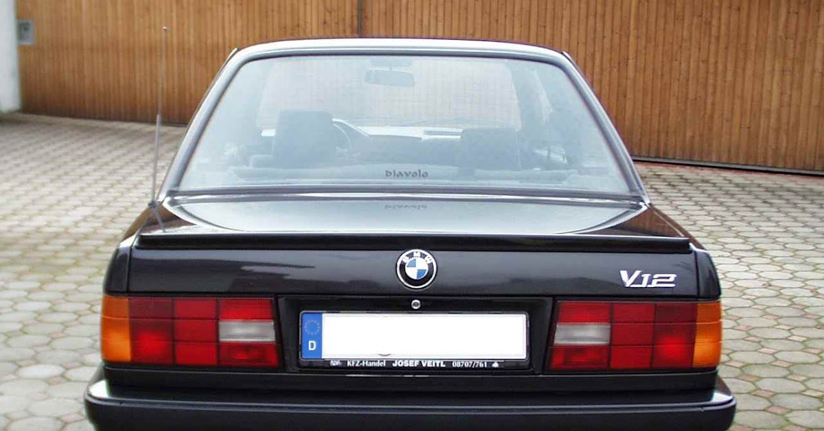 Bmw 350i E30 3 Series With A 350hp Bmw V12 Engine