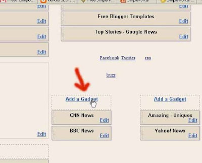 Simple Portal Blogger Template tutorial