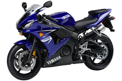 2009 Yamaha YZF-R6S blue
