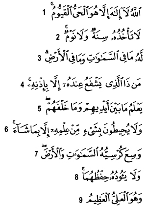 Ayatul Kursi In English Pdf