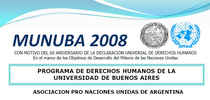 Munuba 2008    -    Modelo Universitario de las Naciones Unidas