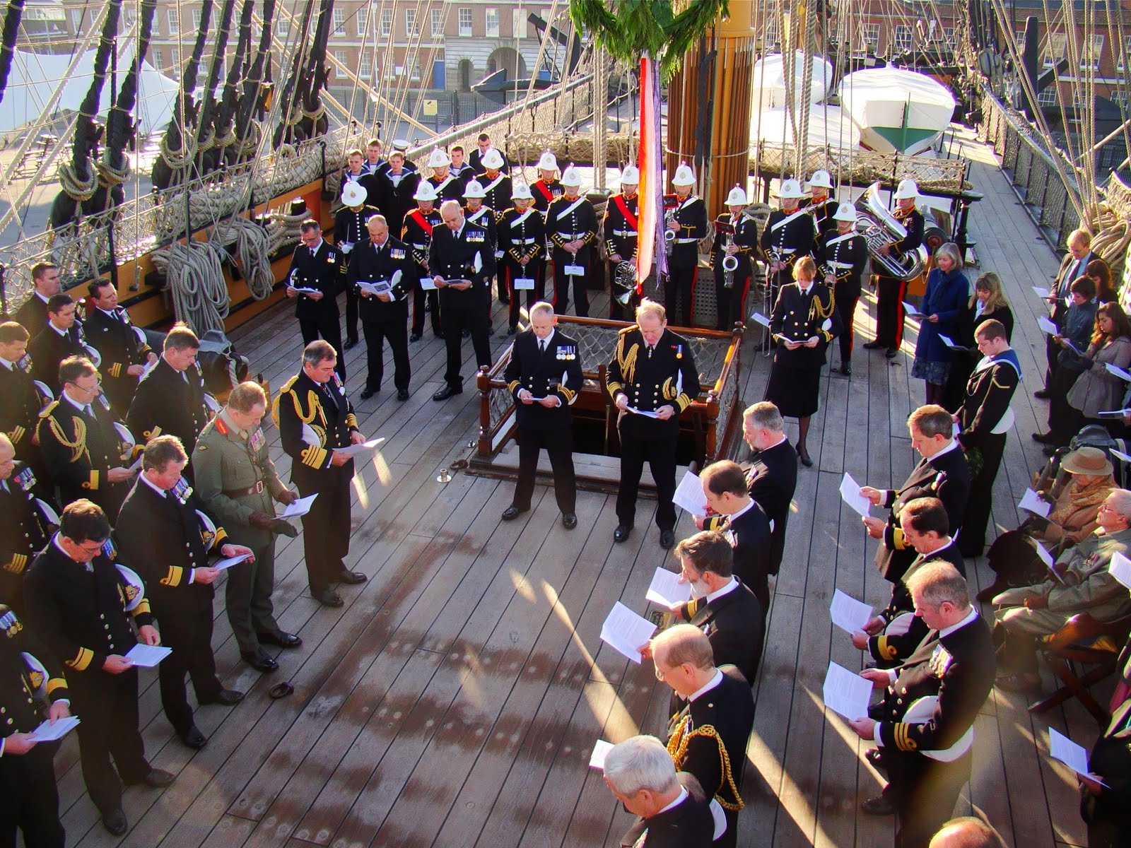 Portsmouth Historic Dockyard 205th Anniversary of Trafalgar Day