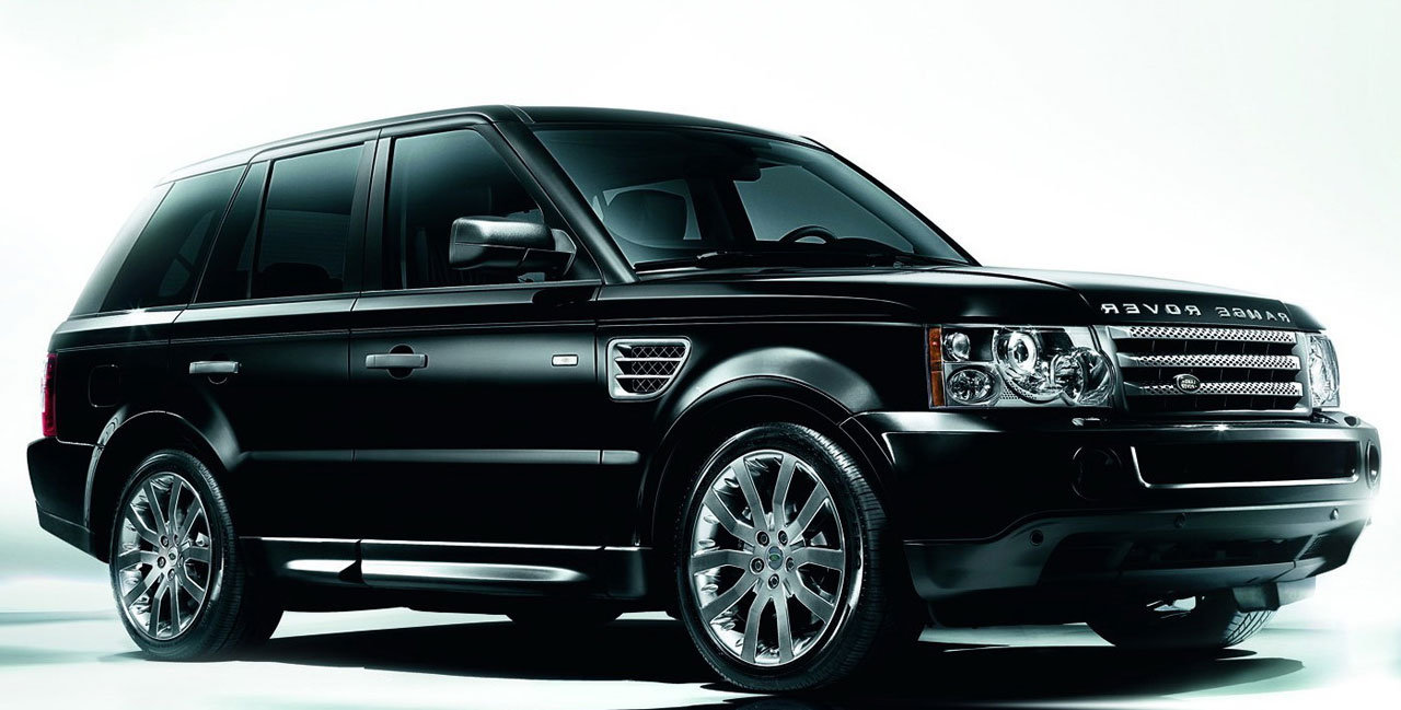 Sports Car: Range rover black