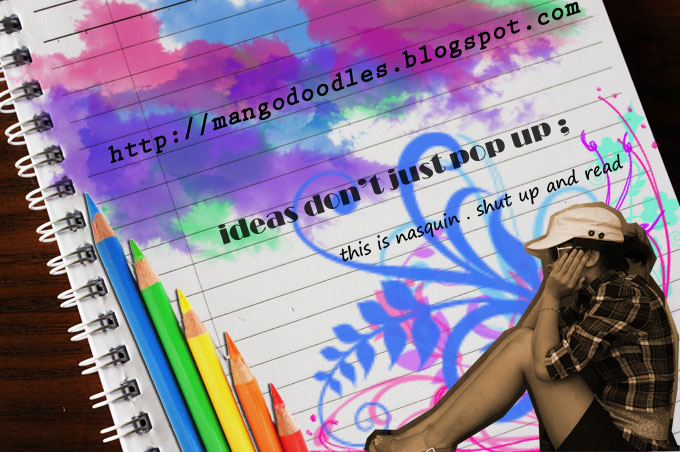 ideas just don't pop up