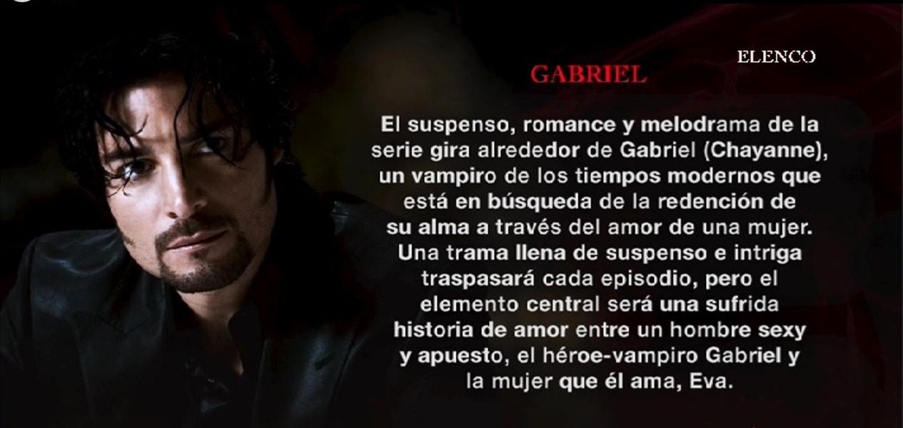 los ojos del espectador Gabriel, amor inmortal