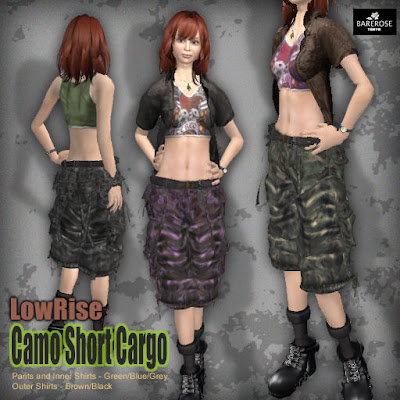 featuring camo shorts