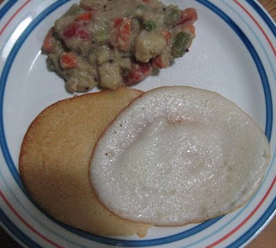 Simple Vegetarian Recipes: Set Dosa and Sagu