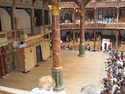 The stage at Shakespeares Globe