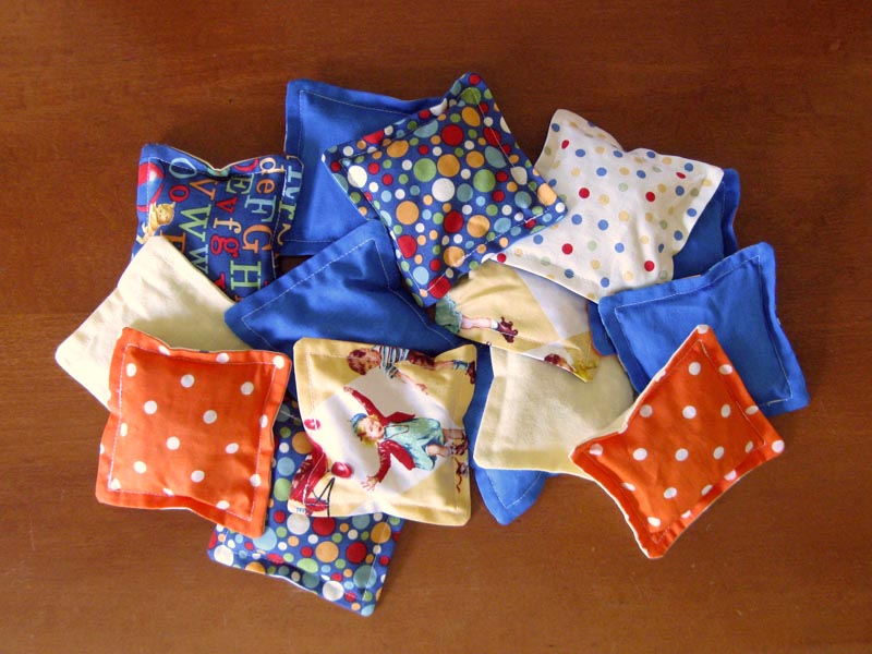 handmade mommy Bean Bags!