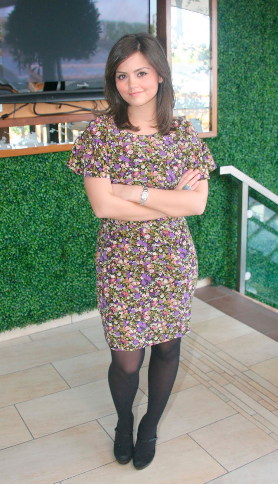 Celebrity Hosiery: Jenna-Louise Coleman