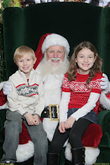 K and L with Santa '09