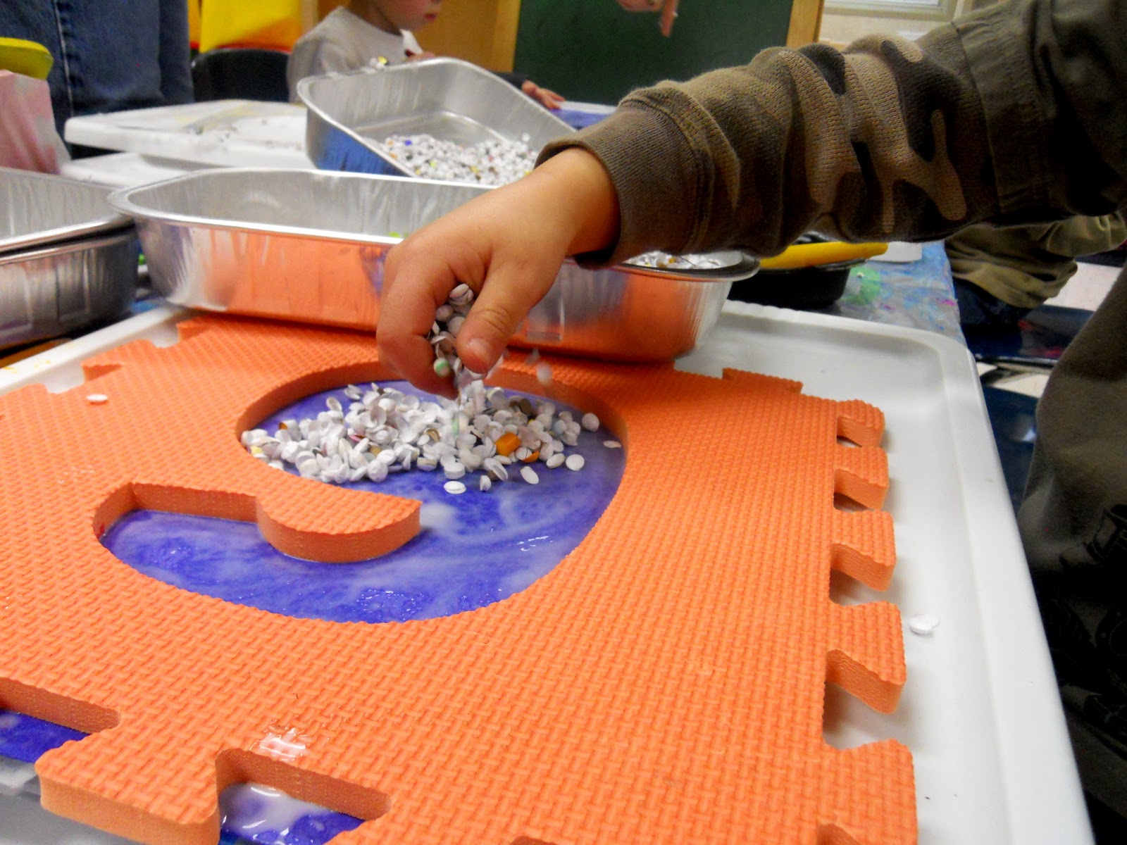 Teaching 2 and 3 Year Olds Numbers From Paper Punches