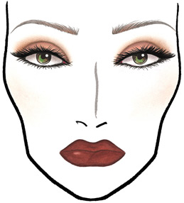 All Day I Dream Of Makeup Mac Face Chart Kraft
